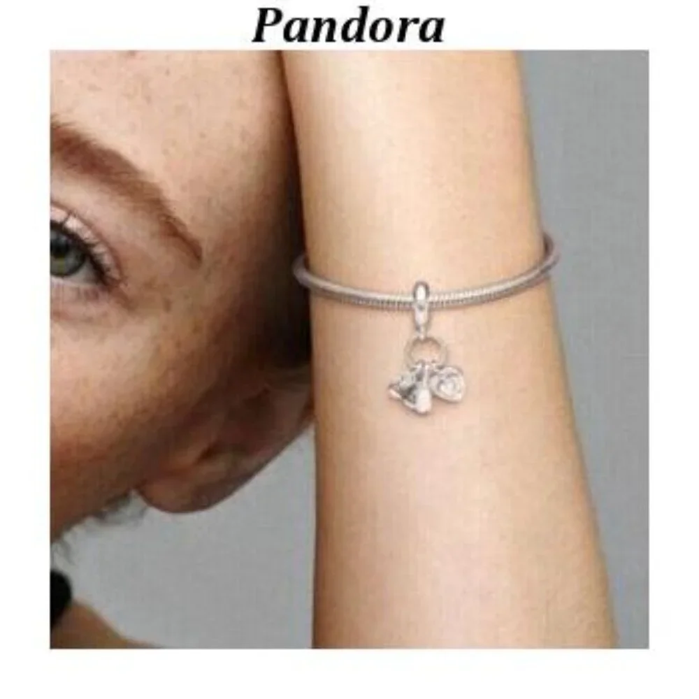 Pandora Baby Bottle and Shoes Dangle Charm